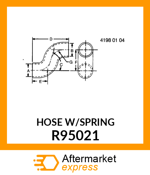 HOSE,RADIATOR,LOWER R95021