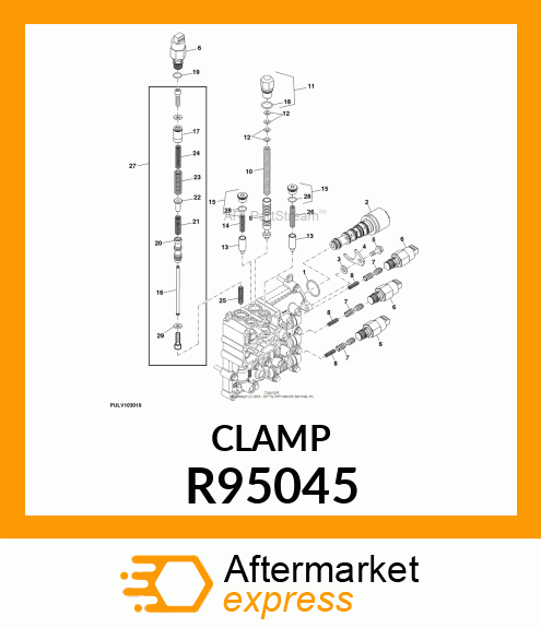 CLAMP, ELECTRO R95045