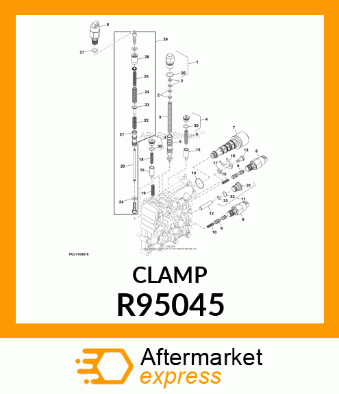 CLAMP, ELECTRO R95045