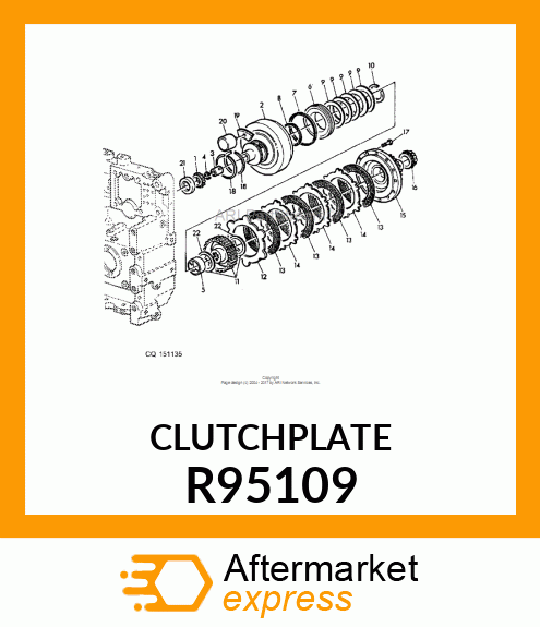 PLATE, CLUTCH RETURN R95109