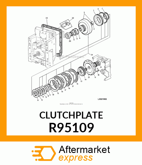 PLATE, CLUTCH RETURN R95109