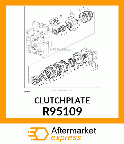 PLATE, CLUTCH RETURN R95109