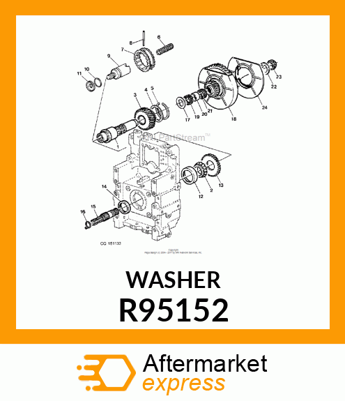 WASHER, THRUST R95152