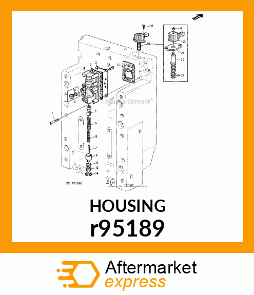 HOUSING, MODULATING VALVE r95189