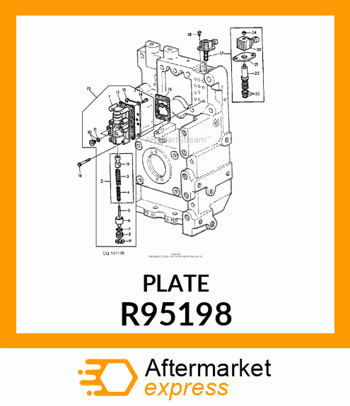 PLATE, MOUNTING R95198