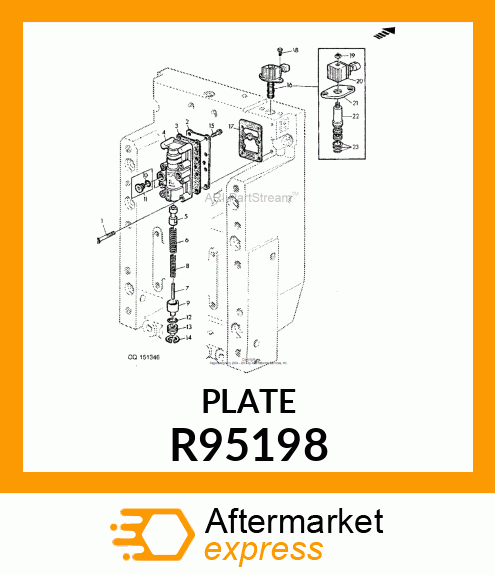 PLATE, MOUNTING R95198