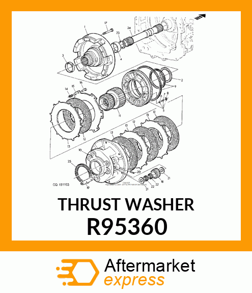 WASHER, THRUST R95360