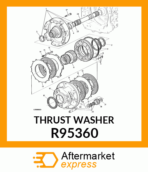 WASHER, THRUST R95360