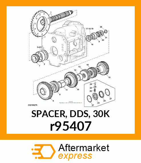 SPACER, DDS, 30K r95407