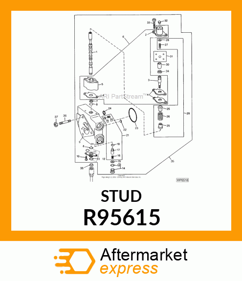 ROD, BOLT, TIE R95615