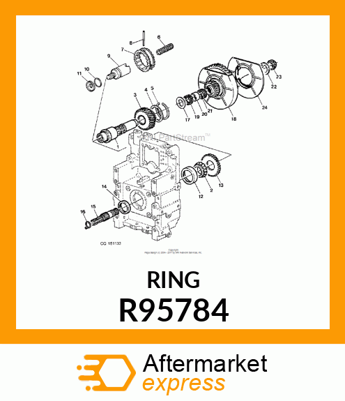 THRUST WASHER, WASHER, THRUST R95784