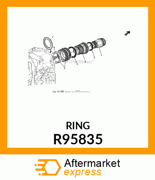 WASHER, THRUST R95835