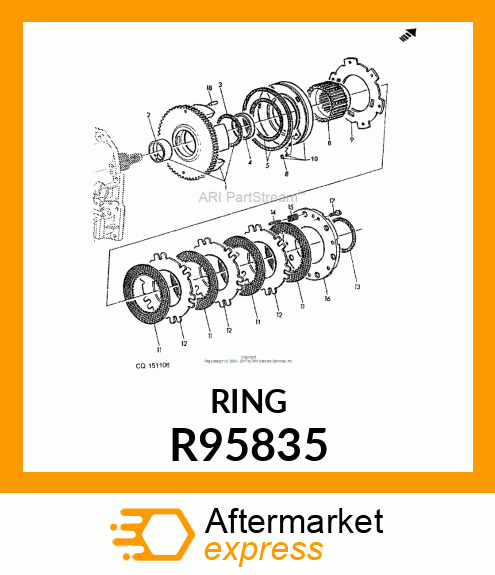 WASHER, THRUST R95835