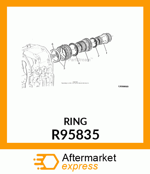 WASHER, THRUST R95835