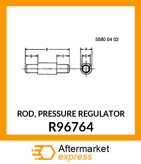 ROD, PRESSURE REGULATOR R96764