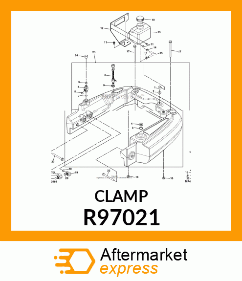 CLAMP, SPRING STEEL R97021