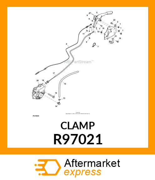 CLAMP, SPRING STEEL R97021