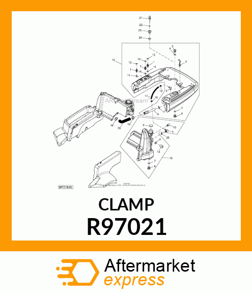 CLAMP, SPRING STEEL R97021