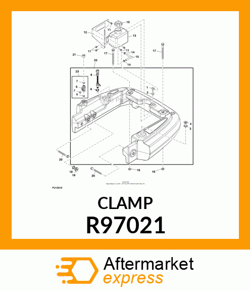 CLAMP, SPRING STEEL R97021