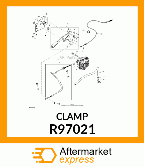 CLAMP, SPRING STEEL R97021