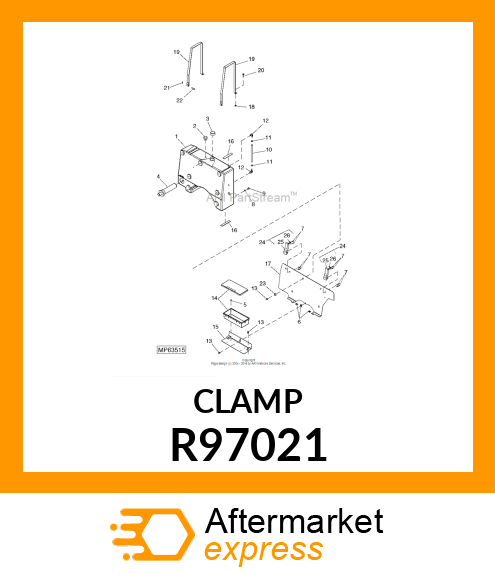 CLAMP, SPRING STEEL R97021