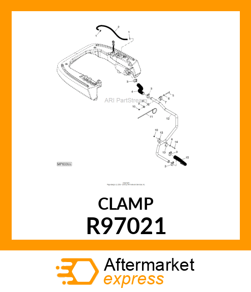 CLAMP, SPRING STEEL R97021