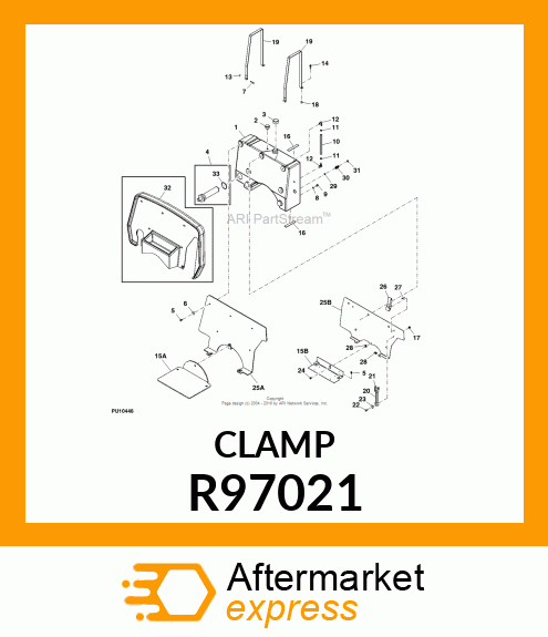 CLAMP, SPRING STEEL R97021