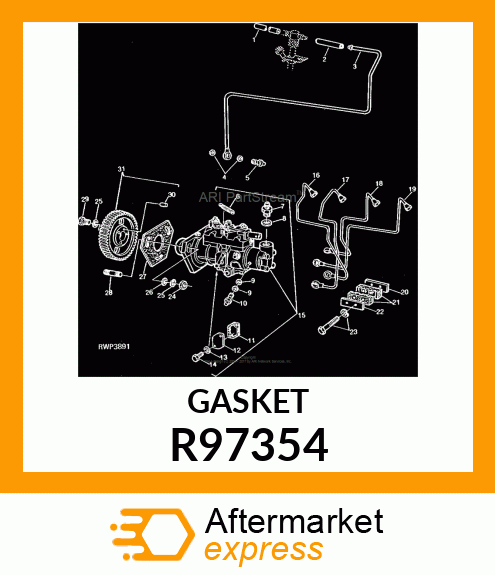 GASKET, FUEL INJECTION PUMP R97354