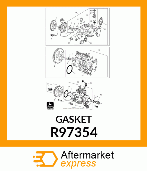 GASKET, FUEL INJECTION PUMP R97354