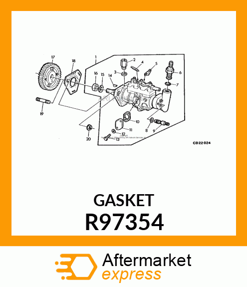 GASKET, FUEL INJECTION PUMP R97354