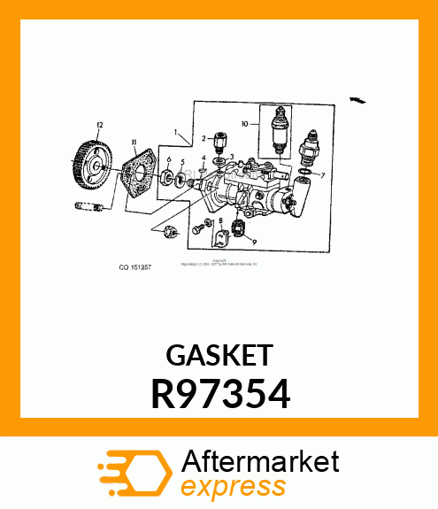 GASKET, FUEL INJECTION PUMP R97354