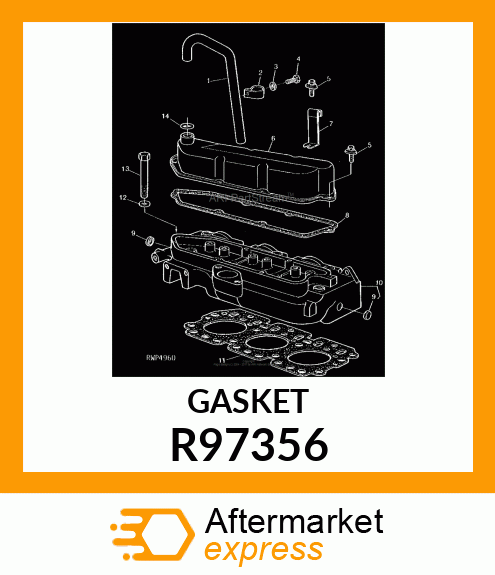 ENGINE CYLINDER HEAD GASKET R97356