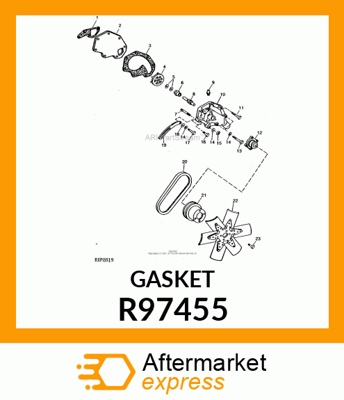 GASKET, WATER PUMP R97455