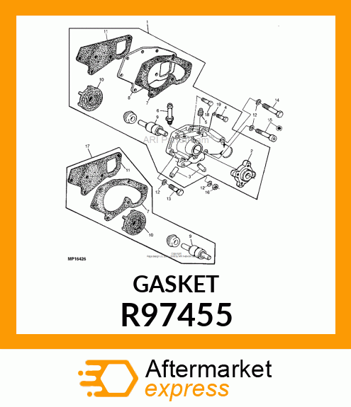 GASKET, WATER PUMP R97455