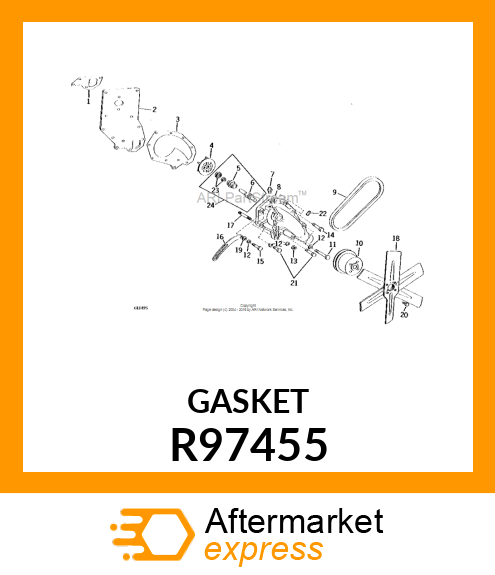 GASKET, WATER PUMP R97455