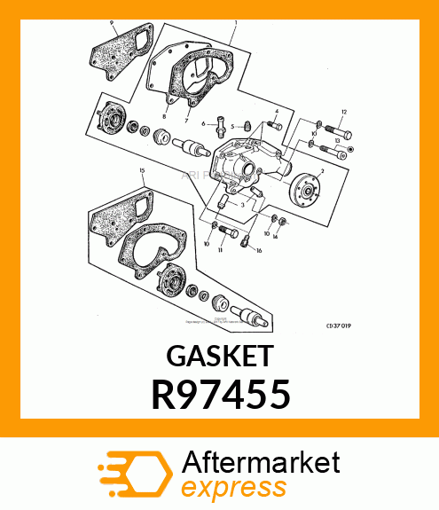 GASKET, WATER PUMP R97455