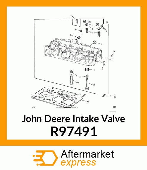 VALVE,INTAKE,.030 OVERSIZE R97491