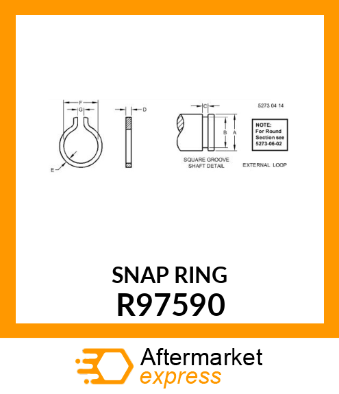 SNAP RING R97590