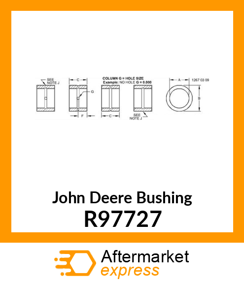 BUSHING 55X65 R97727