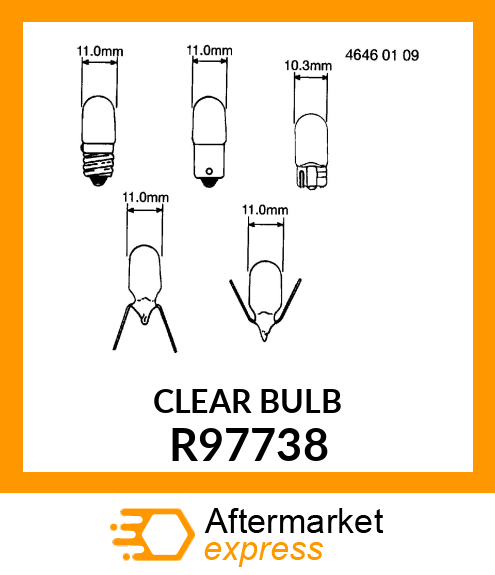 BULB, INCANDESCENT R97738