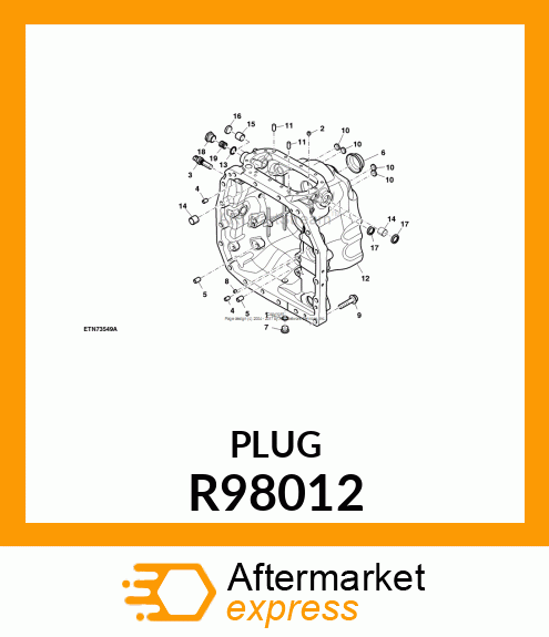 FITTING PLUG, PLUG, SPECIAL R98012