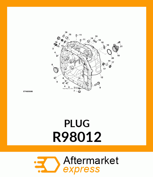 FITTING PLUG, PLUG, SPECIAL R98012