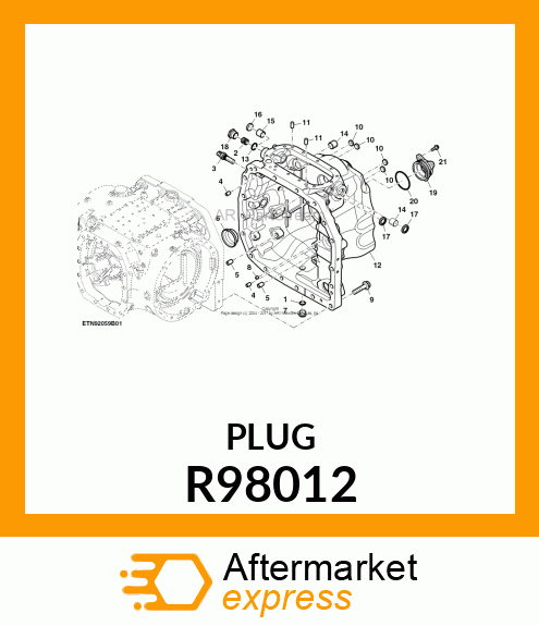 FITTING PLUG, PLUG, SPECIAL R98012