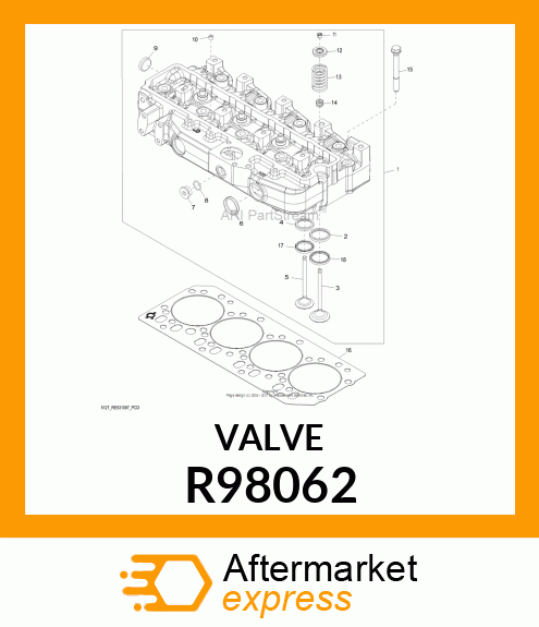 INTAKE VALVE R98062