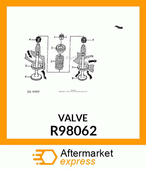 INTAKE VALVE R98062