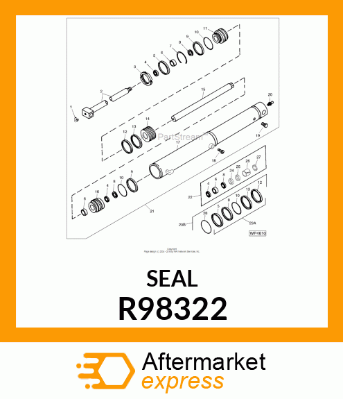 RING, SEAL (80 BORE) R98322