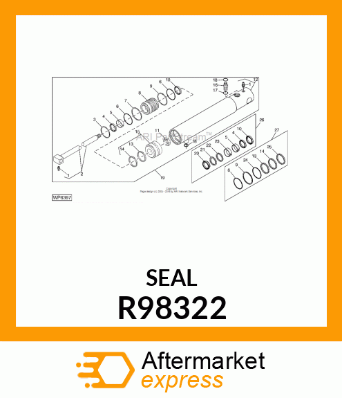 RING, SEAL (80 BORE) R98322