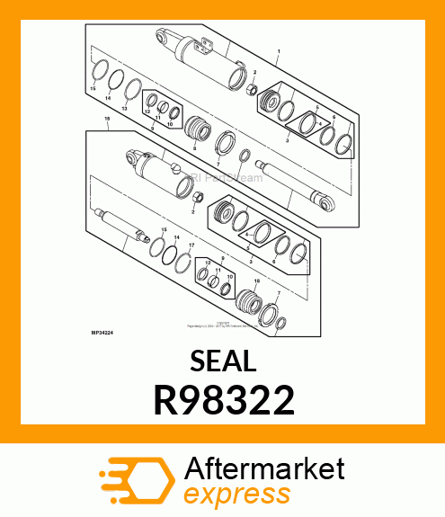 RING, SEAL (80 BORE) R98322