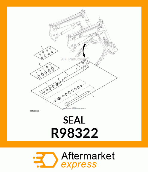 RING, SEAL (80 BORE) R98322