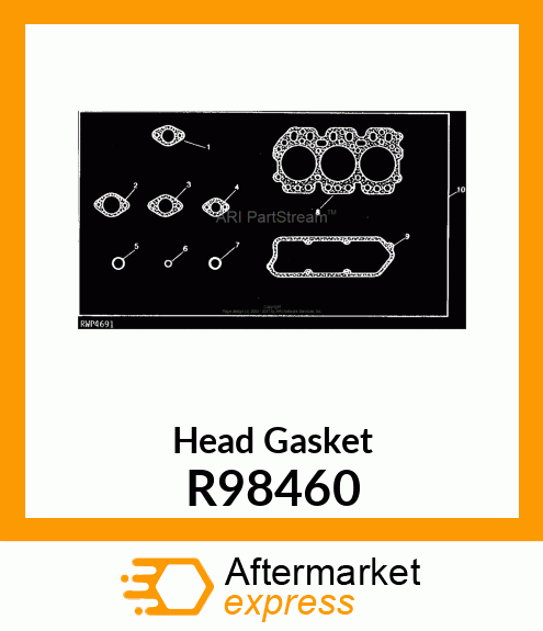 GASKET, CYLINDER HEAD R98460